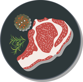 Steak png graphic clipart design