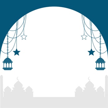 Eid greeting card, ramadan graphic design vector illustration background Modern Flat Elegant Islamic, perfect for any post template or banner need and other Graphic Related Assets