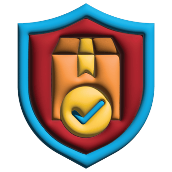 3D illustration safety in logistic png
