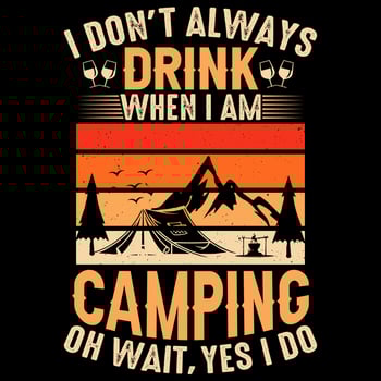Camping t shirt design free, Adventure t shirt design free, Outdoor t shirt design, t-shirt design vector for print, Camping T Shirt Design Template Vector free