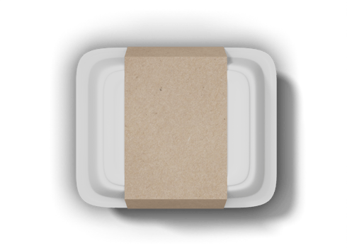 Food box packaging mockup png