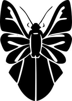 vector illustration of insect shape