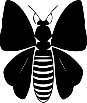 vector illustration of insect shape