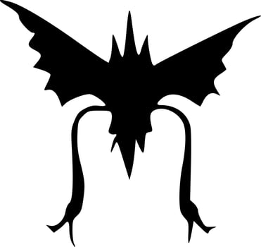 vector illustration of insect shape
