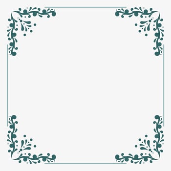 border for wedding and birthday invitations vector
