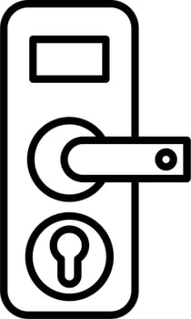 Door Lock Vector Icon