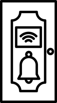 Door Bell Vector Icon
