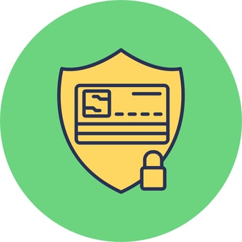 Card Security Vector Icon