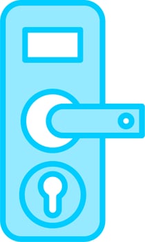 Door Lock Vector Icon