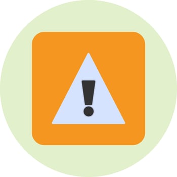 Caution Sign Vector Icon