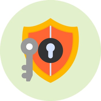 Key Security Vector Icon