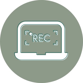 Recording Vector Icon