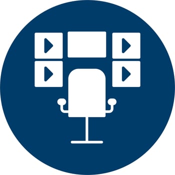 Surveillance Room Vector Icon