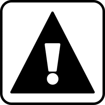Caution Sign Vector Icon