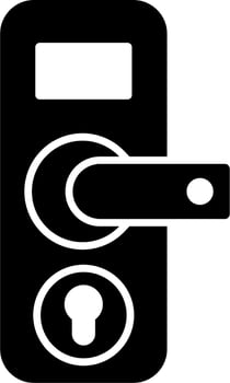 Door Lock Vector Icon