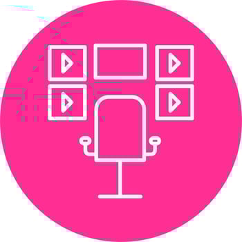 Surveillance Room Vector Icon