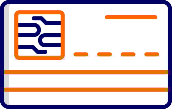 Smart Card Vector Icon