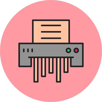 Paper Shredder Vector Icon