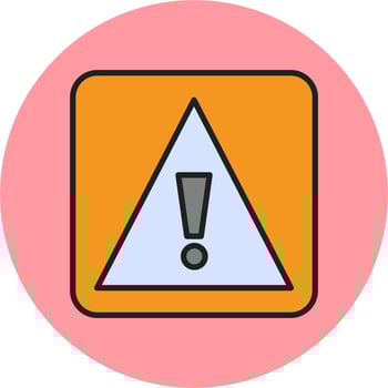 Caution Sign Vector Icon