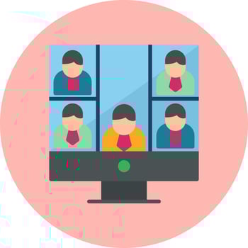 Conference call Vector Icon