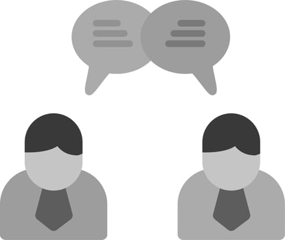 Users Chat Vector Icon