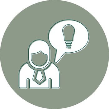User Idea Vector Icon