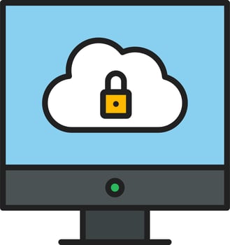 Data Secure Vector Icon
