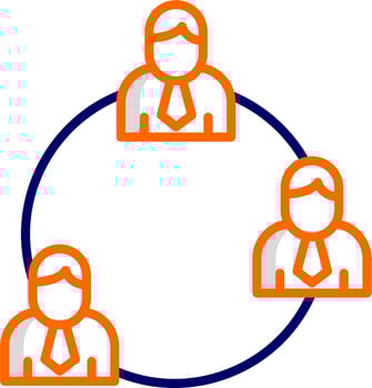 Team Work Vector Icon