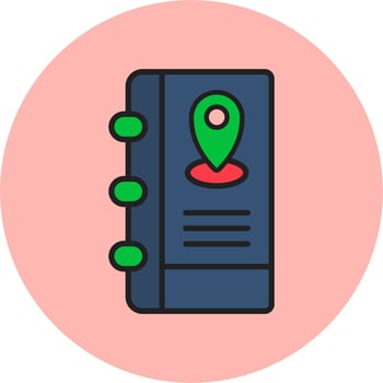 Address Book Vector Icon