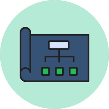 Weekly Work Planner Vector Icon