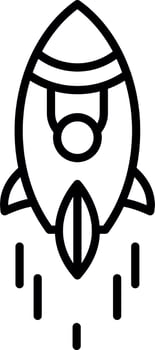 Rocket Vector Icon