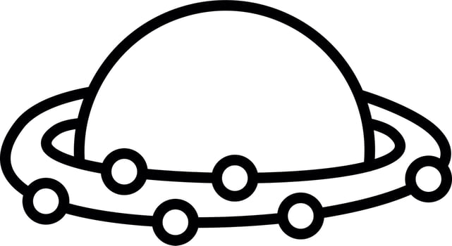 Solar System Vector Icon