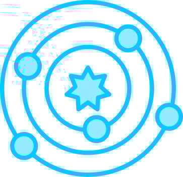 Solar System Vector Icon