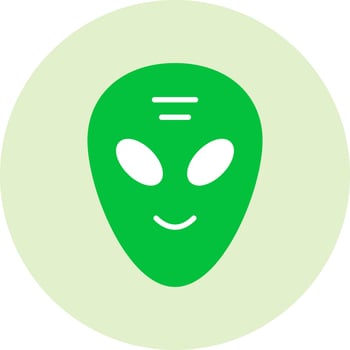 Alien Vector Icon