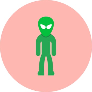 Alien Vector Icon