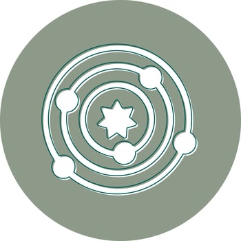 Solar System Vector Icon