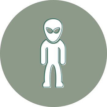 Alien Vector Icon