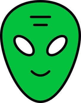 Alien Vector Icon