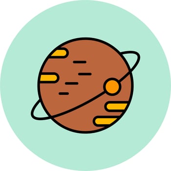 Planet Vector Icon