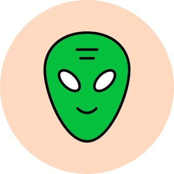 Alien Vector Icon