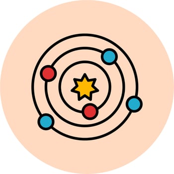 Solar System Vector Icon