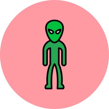 Alien Vector Icon