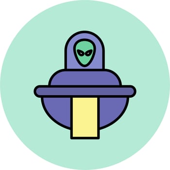Spaceship Vector Icon