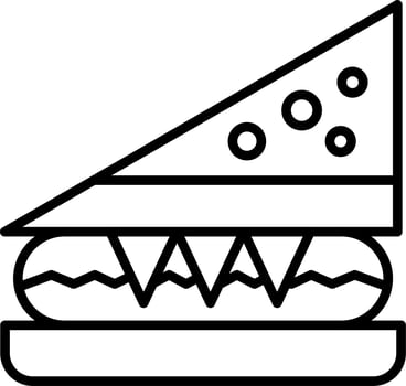 Sandwich Vector Icon