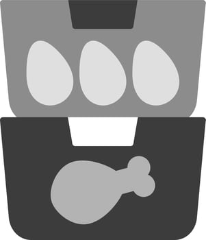 Food Containers Vector Icon