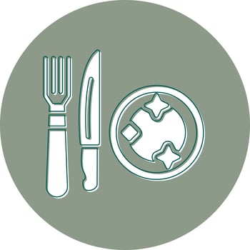 Dinning Vector Icon