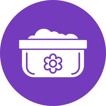 Dishwashing Pot Vector Icon
