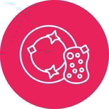 Dish Sponge Vector Icon