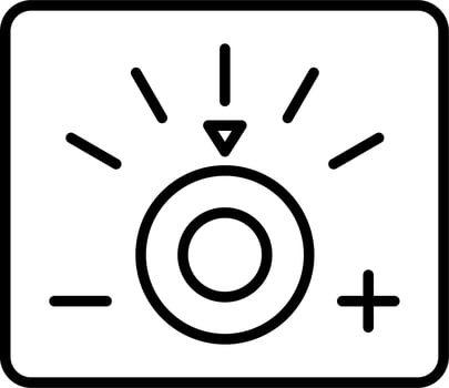 Dimmer Vector Icon
