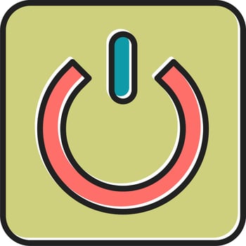 Power Button Vector Icon